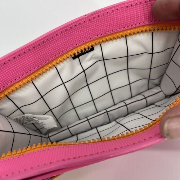 Kate Spade Wristlet Neon Pink Orange Saturday Essentials Bag Y2K Wallet - Picture 7 of 8